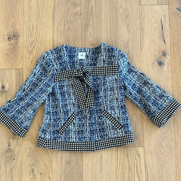 NWOT Cabi XS Soft Tweed Blazer - Picture 2 of 7